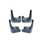 Set 4 aparatori noroi fata-spate compatibile BMW X4 2014-2018 fara pachet M MUD1165CH-1