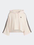 Bluz? Crop Hoodie Adidas IC5461 Bej , masura xl