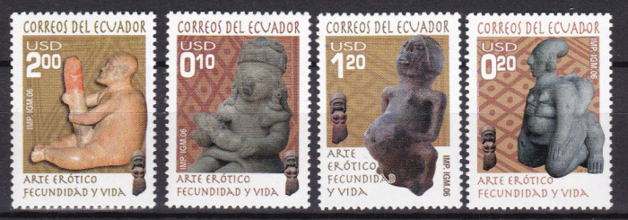 Ecuador 2006 arta precolumbiana MI 3011-3014 MNH