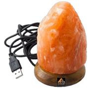 Lampa din Cristale de Sare Naturala cu USB 1buc Monte Cod: 23663 foto