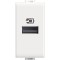 Priza USB 1M Tip A 5V Matix Bticino alb AM4191A