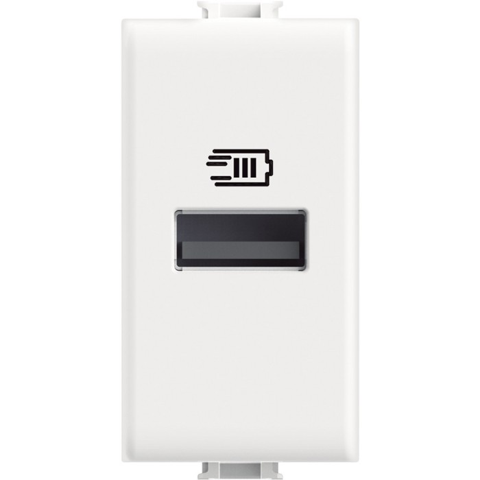 Priza USB 1M Tip A 5V Matix Bticino alb AM4191A