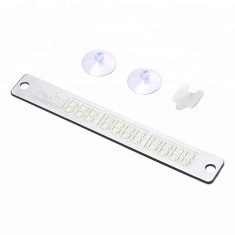 Placa numar telefon fosforescent parcare temporara pentru parbriz, culoare gri - Motor Starter 000