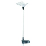 Lampa solara de gradina LED RGB 340mm otel inoxidabil fluture Entac