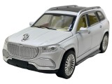 Macheta metal Mercedes Maybach S600 replica alb cu sunet, lumina, deschide tot