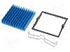 Radiator extrudat, aluminiu, 40mm x 40mm, albastra, Advanced Thermal Solutions - ATS-X53400B-C1-R0