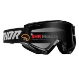 Ochelari Thor Combat Sand Racer sticla fumurie negrii