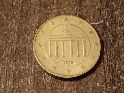 C50 - Moneda foarte veche - 50 euro centi - Germania - 2002F foto
