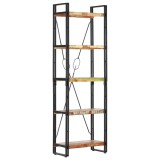 vidaXL Bibliotecă cu 5 rafturi, 60 x 30 x 180 cm, lemn masiv reciclat 286585
