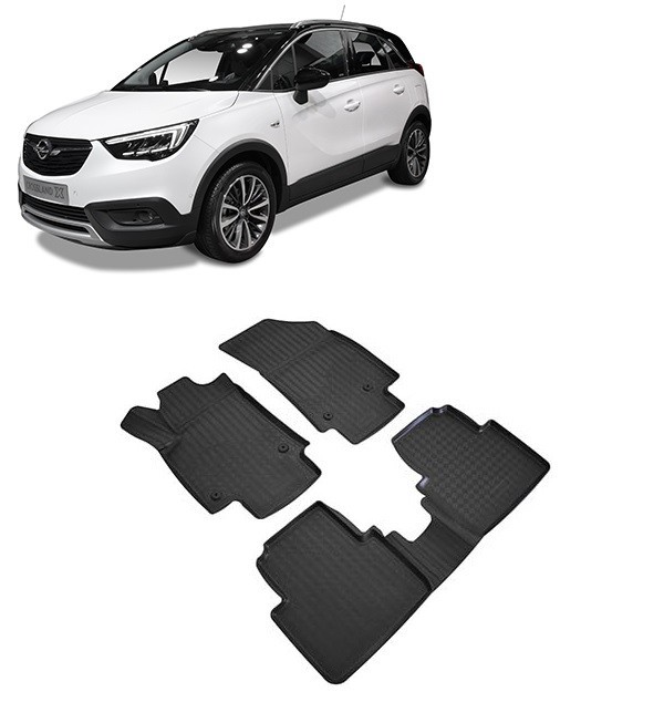 Set covorase cauciuc dedicate Opel Crossland X 2017-2021