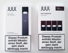 KIT Construit JUUL Black+1Pack Aroma(Mango sau Tobacco sau RedBerries) foto