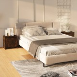 vidaXL Noptiere, 2 buc., stejar afumat, 45x34x44,5 cm, PAL