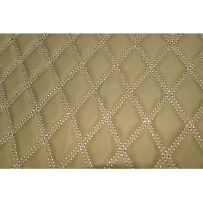 Material special pentru COVORASE auto romb bej/cusatura bej .Cod: COV02BB Automotive TrustedCars foto