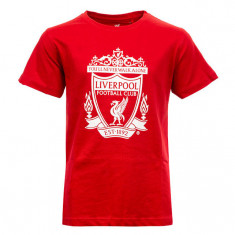 FC Liverpool tricou de bărbați No9 crest red - S