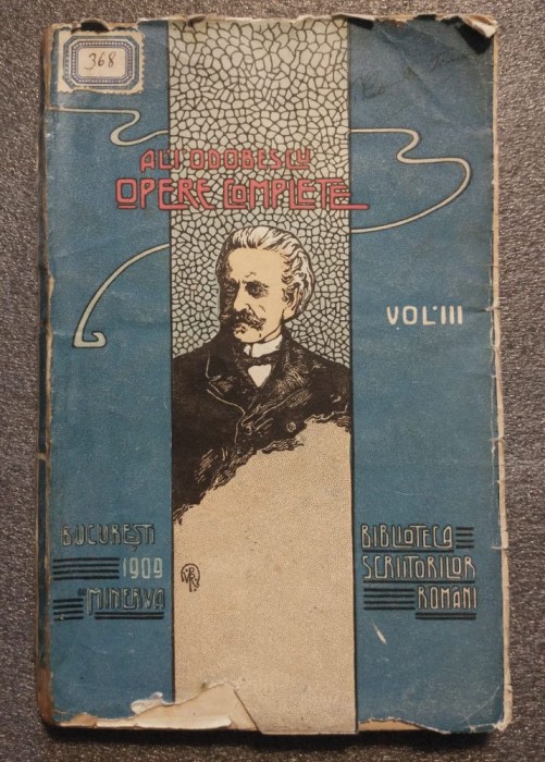 Al.I. Odobescu - Opere complete (vol. III) (1908)