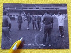 Foto(de colectie) staff jucatori ai echipei nationale de Tineret a Romaniei 1976 foto