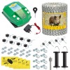 Pachet Gard Electric Complet AgroElectro 1000m, 4.5J, 230V, Animale Sălbatice: Aparat, Fir, Izolatori, Conectori, &Icirc;mpăm&acirc;ntare, M&acirc;ner Poartă