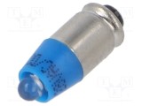 Lampă LED albastră 28V EAO cu 1 diodă