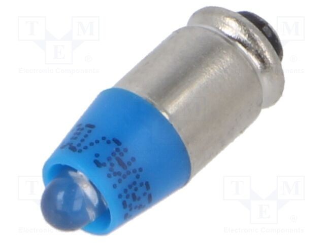 Lampă LED albastră 28V EAO cu 1 diodă