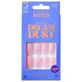 Unghii false Gel Fantasy Dreamdust Diamonds 4 Me, 28 bucati, Kiss