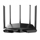 ROUTER Tenda wireless AX5700 Mbps, 1 x WAN Gigabit, 3 porturi LAN Gigabit, 2.4 GHz/5 GHz dual band, 5 antene externe, WI-FI 6E &quot;TX27 PRO&quot; (timbru verd