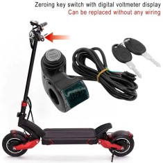 Voltmetru de accelerație contact cu cheie trotineta electrica scuter