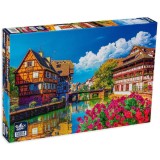 Puzzle Black Sea Primăvara la Strasbourg &ndash; 1000 de piese