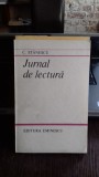 JURNAL DE LECTURA - C. STANESCU