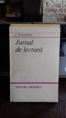 JURNAL DE LECTURA - C. STANESCU foto