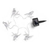 Ghirlanda Solara Entac 5 LED Pasari 1.5m Alb Cald IP44 Gradina