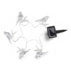 Ghirlanda solara 5x LED WW pasari 1.5m Entac