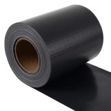 Banda Opacizare Gard PVC Gri, 19cm x 35m, 450g/mp, Protectie Intimitate, Rezistenta UV, Montaj Facil