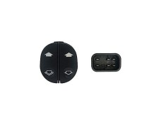 Buton reglare oglinzi, comutator macara usa Ford Fusion (Jus), 08.2002-09.2005 , Fusion (Jus), 09.2005-, Fiesta (Jhs), 01.2002-09.2008, dublu foto