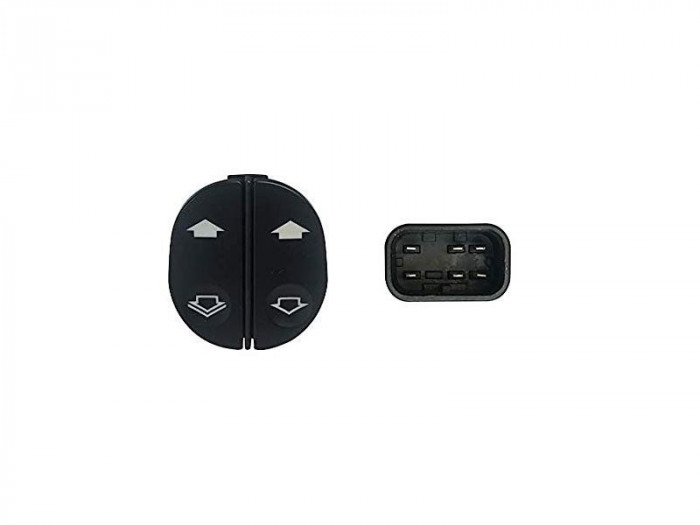 Buton reglare oglinzi, comutator macara usa Ford Fusion (Jus), 08.2002-09.2005 , Fusion (Jus), 09.2005-, Fiesta (Jhs), 01.2002-09.2008, dublu