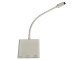 Adaptor renkforce C-HDMI+CF+AF-P USB-C HDMI USB-A alb