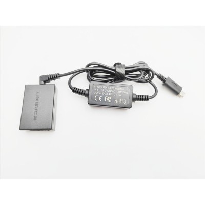 Alimentator Tip Baterie LP-E17 Canon DR-E17 Dummy Battery DC COUPLER TYPE-C PD foto