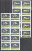 Brazil 1989 Aviation Aeroplanes x 10 MNH DA.039, Nestampilat