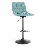 Cumpara ieftin Scaun de bar mentol negru Lahela 44x50x112 cm