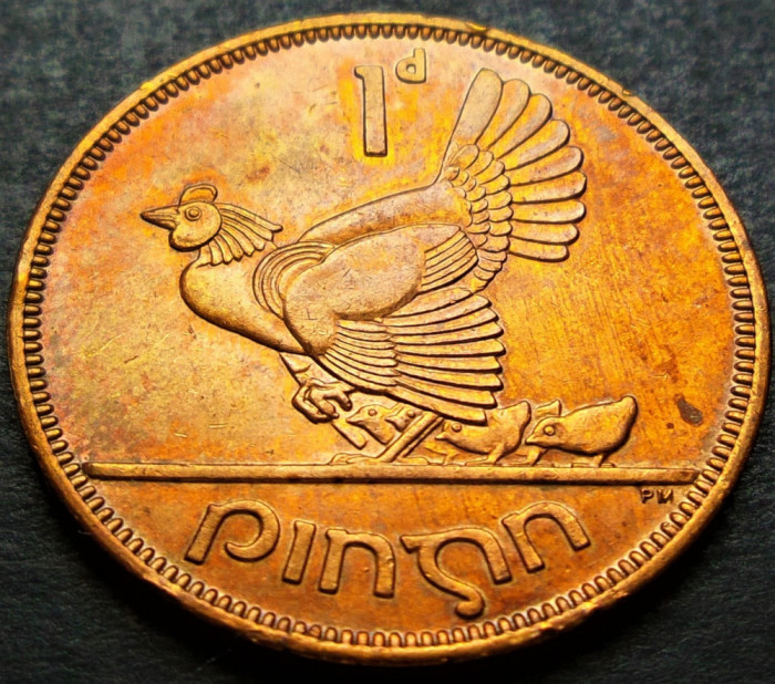 Moneda istorica 1 PENNY / PINGIN - IRLANDA, anul 1968 * cod 2323