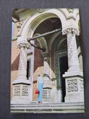 CPIB 23162 CARTE POSTALA - MANASTIREA SINAIA, CIRCULATA, 1974, STAMPILE, TIMBRU foto