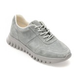 Pantofi sport GRYXX gri, 18072, din nabuc