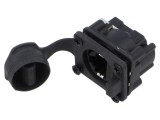 Conector RJ45 AMPHENOL Cat 5e 8p8c THT cu capac 19,8x24mm RJXS8FP15HP