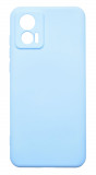 Husa de protectie din silicon pentru Motorola Moto Edge 30 Neo, SoftTouch, interior microfibra, Albastru deschis