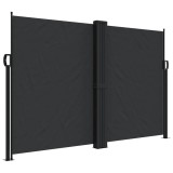 Cumpara ieftin Copertina laterala retractabila, negru, 160x1200 cm