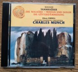 CD Wagner &ndash; Tannhauser, Die Walkure, Tristan und Isolde, Gotterdammerung (Charles Munch)