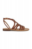 Geox sandale de piele D SOZY S femei, culoarea maro, D35LXA 00081 C0013