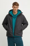 adidas geaca de puf Traveer barbati, culoarea negru, de iarna, JF3229