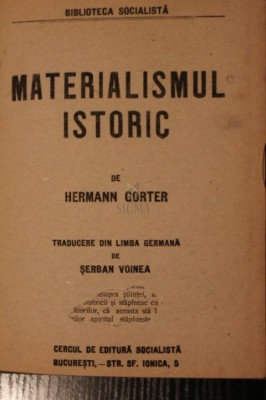MATERIALISMUL ISTORIC foto