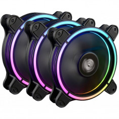 Ventilator pentru carcasa Enermax T.B. RGB AD LED Three Fan Pack foto