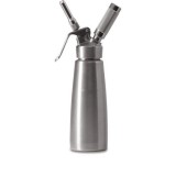 Sifon Profesional Frisca Inox 0.5L, 3 Duze (Inox/Polipropilena), Curatare Inclusa. Ideal Horeca: Frisca, Spume, Sosuri, Cappuccino